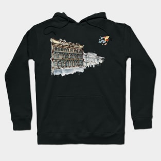 Kennedy Building, Cuba street, Wellington, New Zealand Hoodie